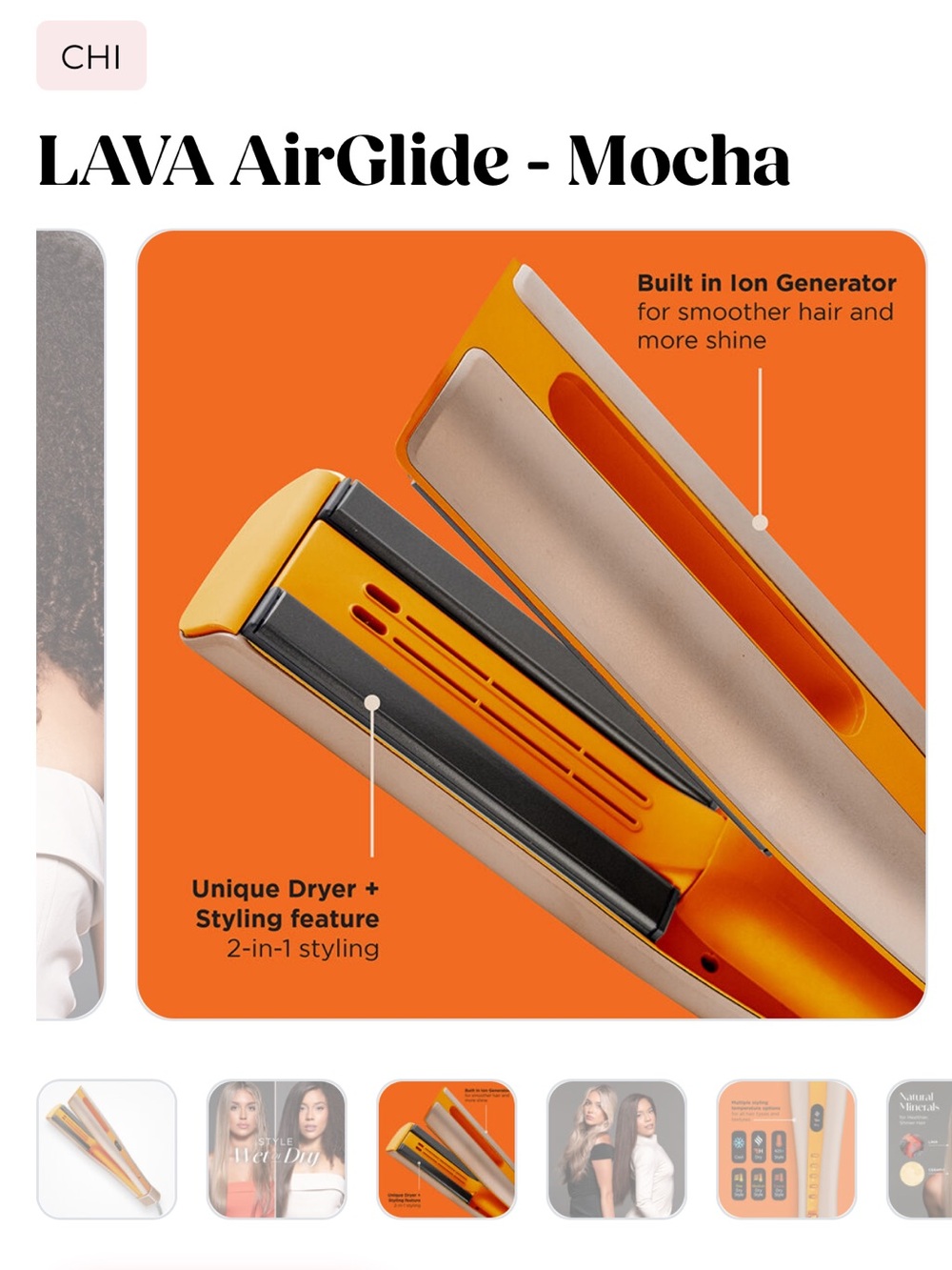 CHI LAVA AirGlide Hair Dryer and Styler